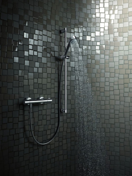 Смеситель для душа Kludi Zenta 351000538 с термостатом Хром Смеситель для душа Kludi Zenta 351000538 с термостатом Хром