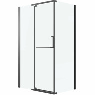 Душевой уголок Grossman Pragma 110х90 120.K33.03.1190.21.00 профиль Черный матовый стекло прозрачное