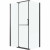 Душевой уголок Grossman Pragma 110х90 120.K33.03.1190.21.00 профиль Черный матовый стекло прозрачное
