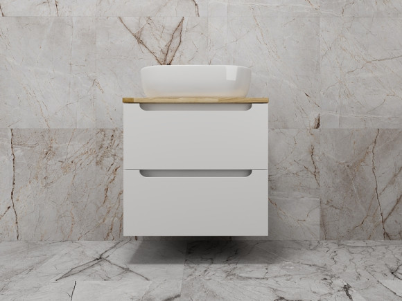 Тумба под раковину Style Line Бали 60 ЛС-00002337 подвесная Белый софт