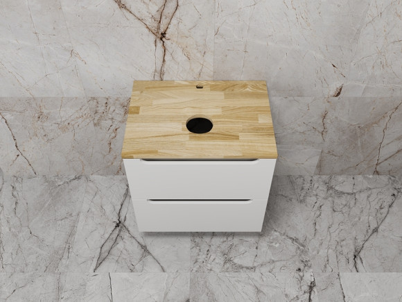 Тумба под раковину Style Line Бали 60 ЛС-00002337 подвесная Белый софт