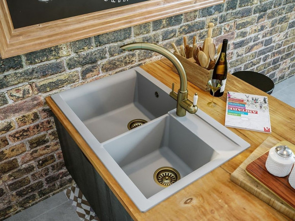 Смеситель для кухни Florentina Шале 333.26H.2113.700 Бронза Смеситель для кухни Florentina Шале 333.26H.2113.700 Бронза