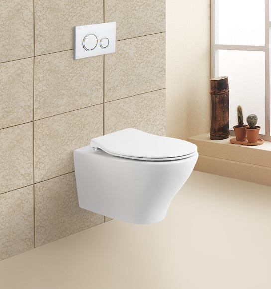 Комплект унитаза с инсталляцией BelBagno Acqua BB340CHR/BB2020SC/BB002-80/BB005-PR-CHROME с сиденьем Микролифт и клавишей смыва Хром глянцевый