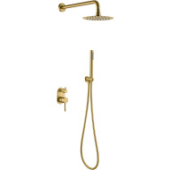 Душевая система Boheme Uno 464-MG Золото матовое