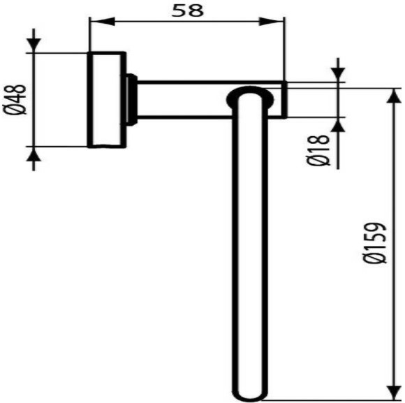 Кольцо для полотенец Ideal Standard IOM A9130XG Черный шелк Кольцо для полотенец Ideal Standard IOM A9130XG Черный шелк
