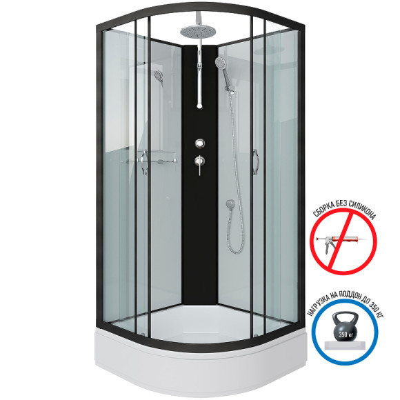 Душевая кабина Niagara Classic 90x90 NG-6701-14BKT без гидромассажа Душевая кабина Niagara Classic 90x90 NG-6701-14BKT без гидромассажа