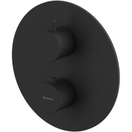 Смеситель для душа Whitecross Y black Y1236BL с термостатом Черный матовый