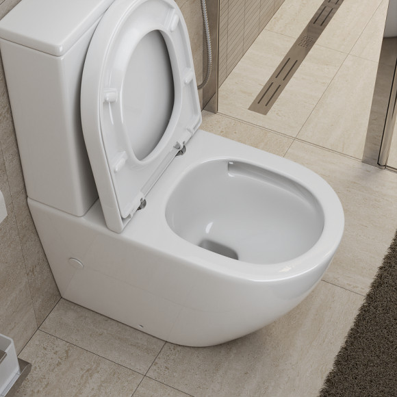 Унитаз компакт BelBagno Sfera-Tor BB2141CP-TOR без бачка и сиденья