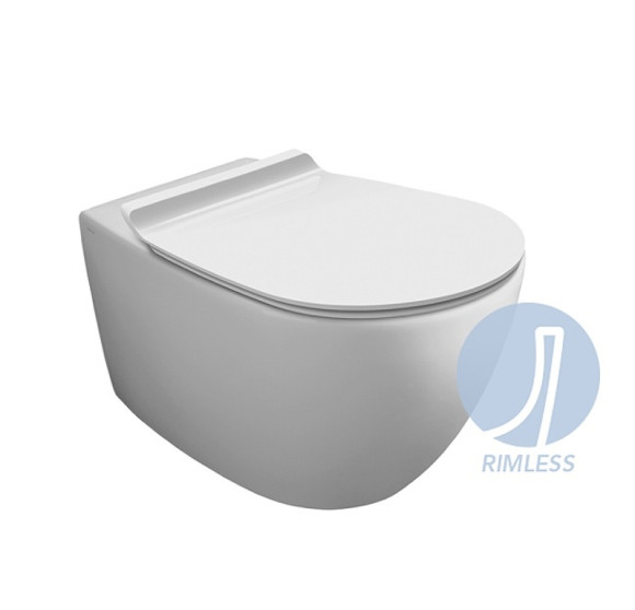 Унитаз Simas Vignoni VI18bi подвесной Белый без сиденья Унитаз Simas Vignoni VI18bi подвесной Белый без сиденья