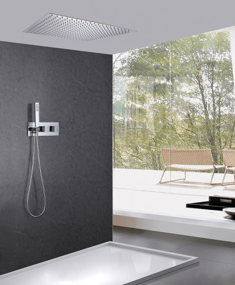 Душевая система Abber Daheim AF8255 с термостатом Хром