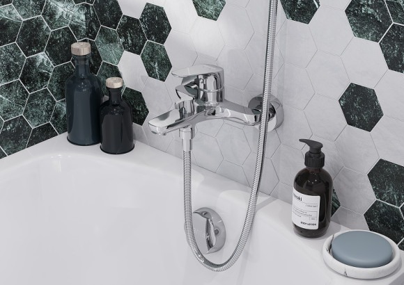 Смеситель для ванны Santek Форт WH5A10004C001 Хром