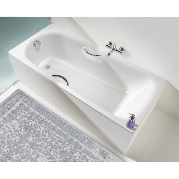 Стальная ванна Kaldewei Saniform Plus Star 336 170х75 133600013001 с покрытием Easy-clean с отверстиями под ручки Стальная ванна Kaldewei Saniform Plus Star 336 170х75 133600013001 с покрытием Easy-clean с отверстиями под ручки