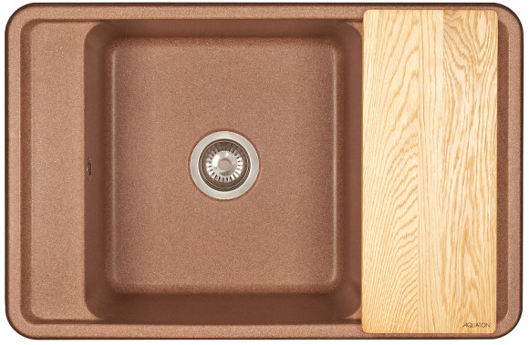 Кухонная мойка Aquaton Беллис 78 1A725032BS270 Терракот
