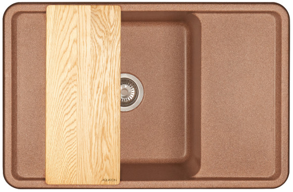 Кухонная мойка Aquaton Беллис 78 1A725032BS270 Терракот
