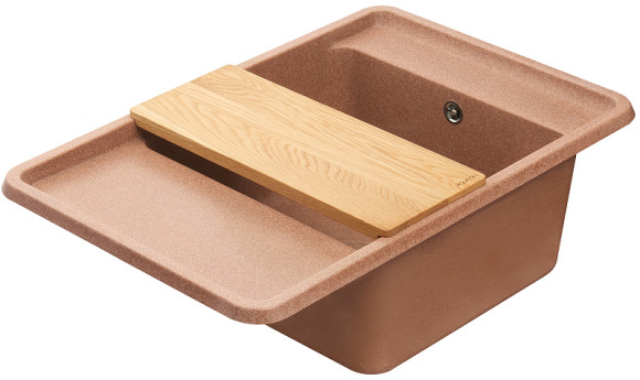 Кухонная мойка Aquaton Беллис 78 1A725032BS270 Терракот