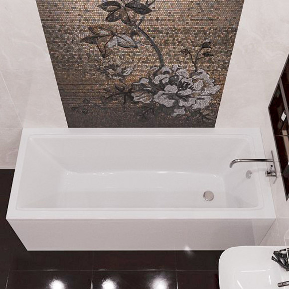 Акриловая ванна Corpa Nera Davinci 170x70 CN05002WH без гидромассажа