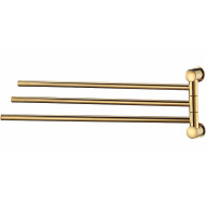 Полотенцедержатель WasserKRAFT K-1033PG поворотный Золото глянцевое