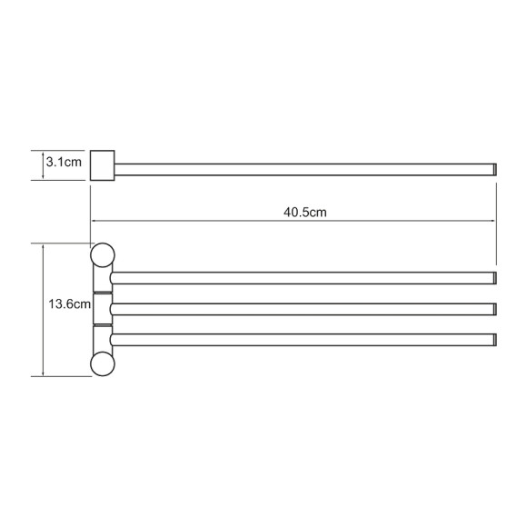Полотенцедержатель WasserKRAFT K-1033PG поворотный Золото глянцевое Полотенцедержатель WasserKRAFT K-1033PG поворотный Золото глянцевое