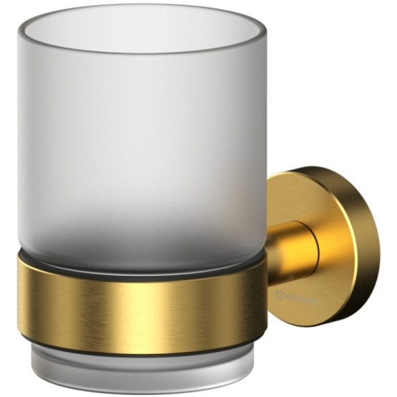 Стакан для зубных щеток Whitecross Ergo gold brushed ER2230GLB Брашированное золото