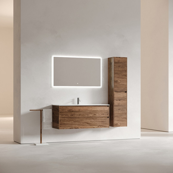 Тумба под раковину Sancos Libra 120 LB120-1ECH подвесная Дуб чарльстон