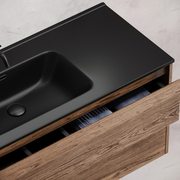 Тумба под раковину Sancos Libra 120 LB120-1ECH подвесная Дуб чарльстон