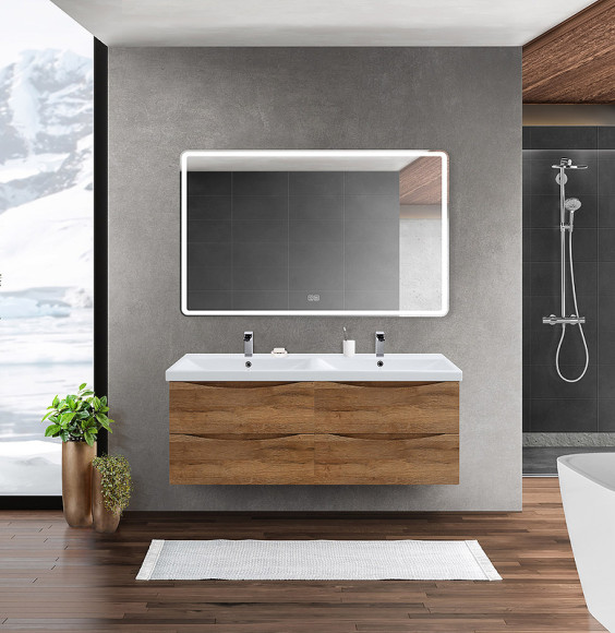 Тумба под раковину BelBagno Marino-Cer 120 MARINO-CER-1200-4C-SO-2-RR-P подвесная Rovere Rustico