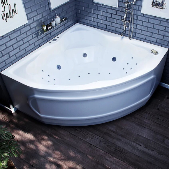 Акриловая ванна Aquatek Сириус 164х164 SIR164-0000002 без гидромассажа с фронтальной панелью с каркасом (вклеенный) со слив-переливом Акриловая ванна Aquatek Сириус 164х164 SIR164-0000002 без гидромассажа с фронтальной панелью с каркасом (вклеенный) со слив-переливом