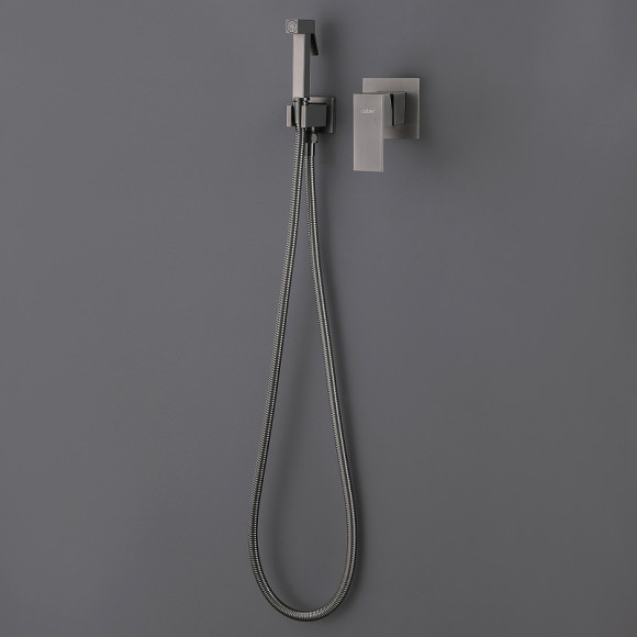 Гигиенический душ со смесителем Abber Daheim AF8225NG Никель Гигиенический душ со смесителем Abber Daheim AF8225NG Никель