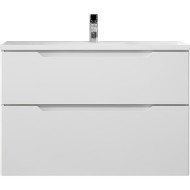 Тумба под раковину Raval Wector 90 Wct.01.90/P/W/MD подвесная Белая