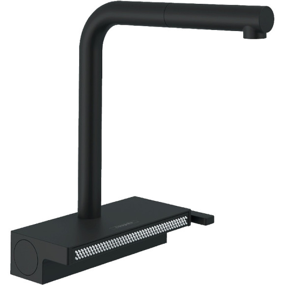 Смеситель для кухни Hansgrohe Aquno Select M81 2jet sBox 73830670 Черный матовый
