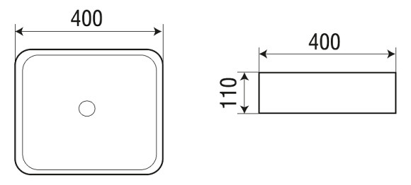 Раковина-чаша WeltWasser Elbach 2179 K512 40 10000004546 Мрамор