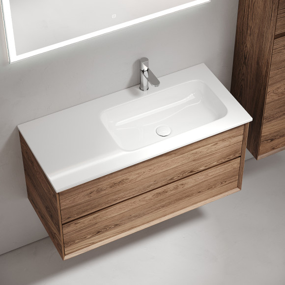 Тумба под раковину Sancos Marmi 2.0 100 R MR2.0100RECH подвесная Дуб чарльстон