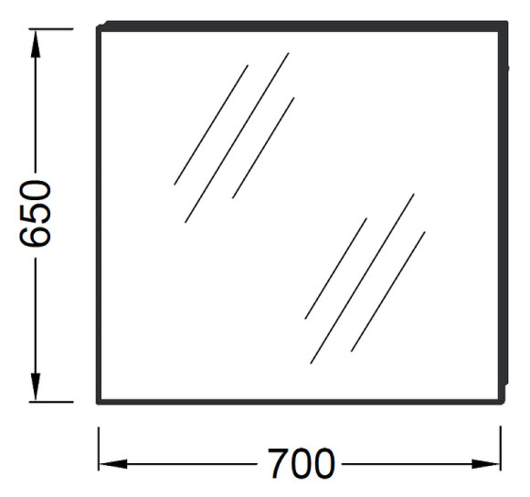 Зеркало Jacob Delafon Odeon Up 70 EB1082-NF подвесное Зеркало Jacob Delafon Odeon Up 70 EB1082-NF подвесное