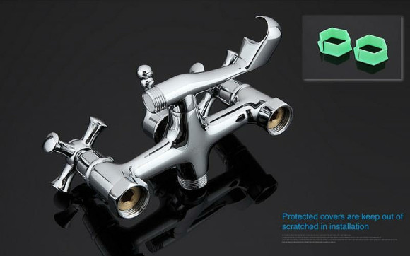 Смеситель для ванны Gappo G2242 универсальный Хром