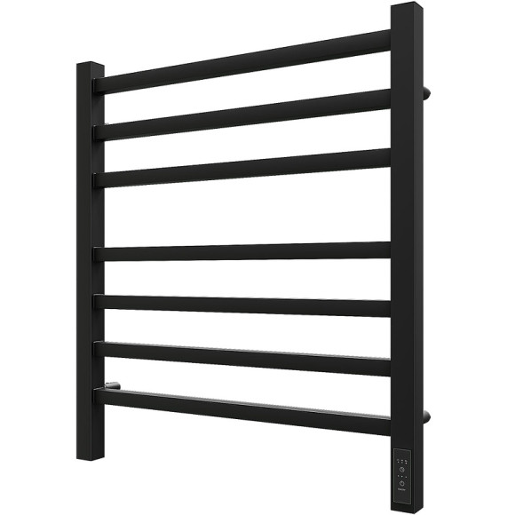 Электрический полотенцесушитель Point Вега PN71856B П7 500x590 диммер справа Черный Электрический полотенцесушитель Point Вега PN71856B П7 500x590 диммер справа Черный