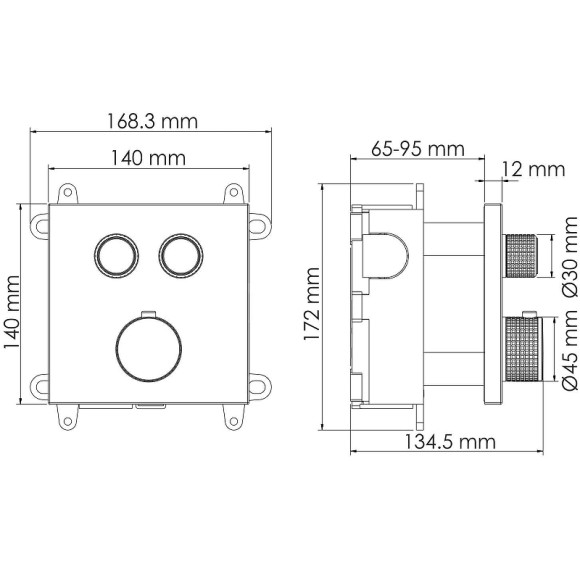 Душевая система WasserKRAFT Asphe A7748.338.329.290.292.291 Thermo с термостатом Розовое золото