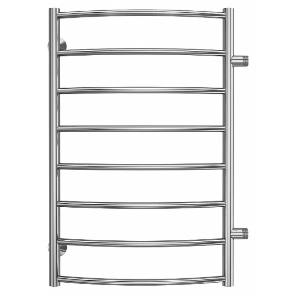 Водяной полотенцесушитель Terminus Классик П8 500х800 бп500 4670078530257 Хром, боковое подключение, G 1" НР