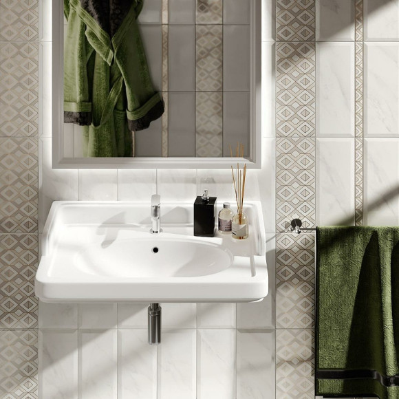 Раковина Kerama Marazzi Pompei 80 PO.wb.80 Белая глянцевая Раковина Kerama Marazzi Pompei 80 PO.wb.80 Белая глянцевая