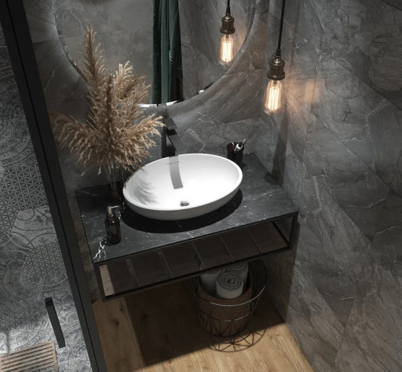 Столешница под раковину 1MarKa Loft 90 Ц0000021562 Черная