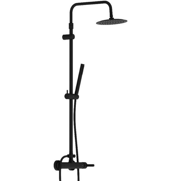 Душевая система Damixa Scandinavian Pure 936710300 Черная матовая