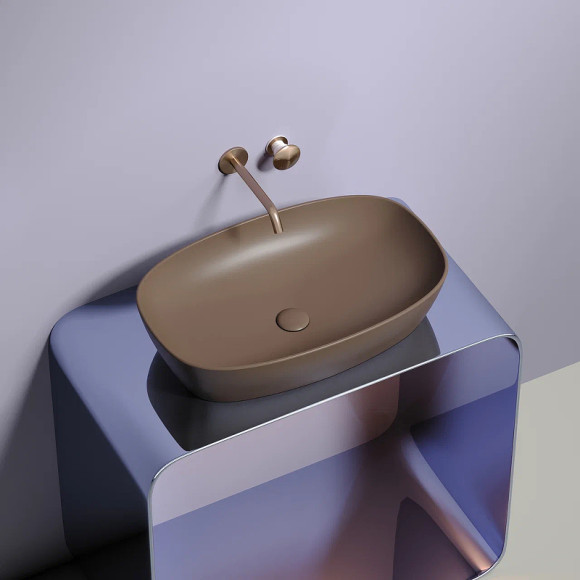 Раковина-чаша Ceramicanova Element 60 CN6049MDB Темно-коричневая матовая Раковина-чаша Ceramicanova Element 60 CN6049MDB Темно-коричневая матовая