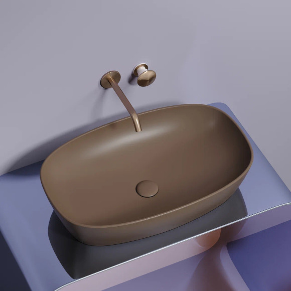 Раковина-чаша Ceramicanova Element 60 CN6049MDB Темно-коричневая матовая Раковина-чаша Ceramicanova Element 60 CN6049MDB Темно-коричневая матовая