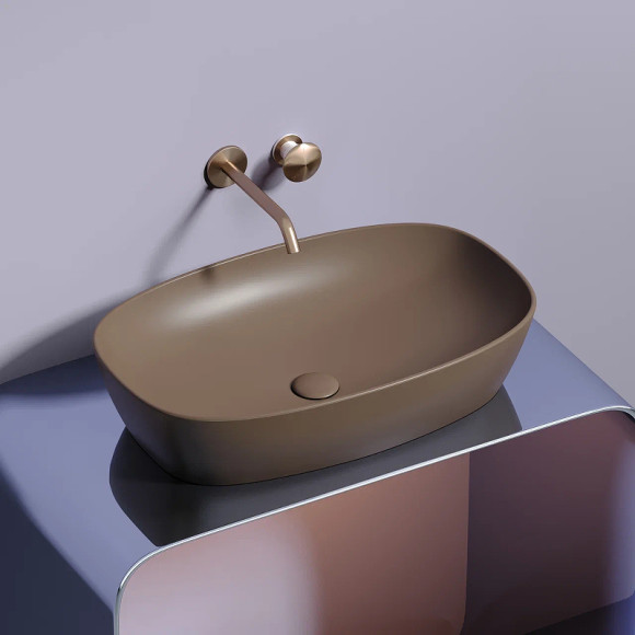 Раковина-чаша Ceramicanova Element 60 CN6049MDB Темно-коричневая матовая Раковина-чаша Ceramicanova Element 60 CN6049MDB Темно-коричневая матовая