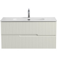 Тумба под раковину Cezares Duet-N 100 DUET-N-1000-2C-SO-AS-P подвесная Альпака брашированная