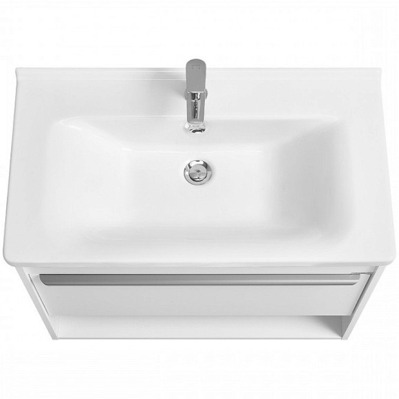 Тумба под раковину Aquaton Хоуп 80 1A287301HP2B0 подвесная Белая матовая