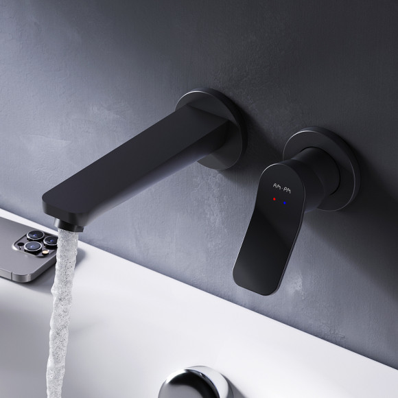 Смеситель для раковины AM.PM X-Joy F85A72622 Черный матовый Смеситель для раковины AM.PM X-Joy F85A72622 Черный матовый