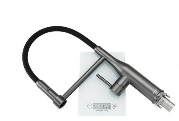 Смеситель для кухни Gappo G4398-51 Графит Черный