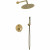 Душевая система Vincea Desire VSFW-1D1BG Брашированное золото