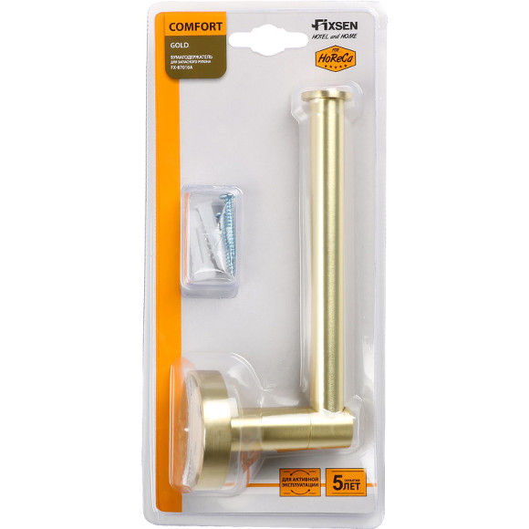 Держатель запасного рулона Fixsen Comfort Gold FX-87010A Золото-сатин