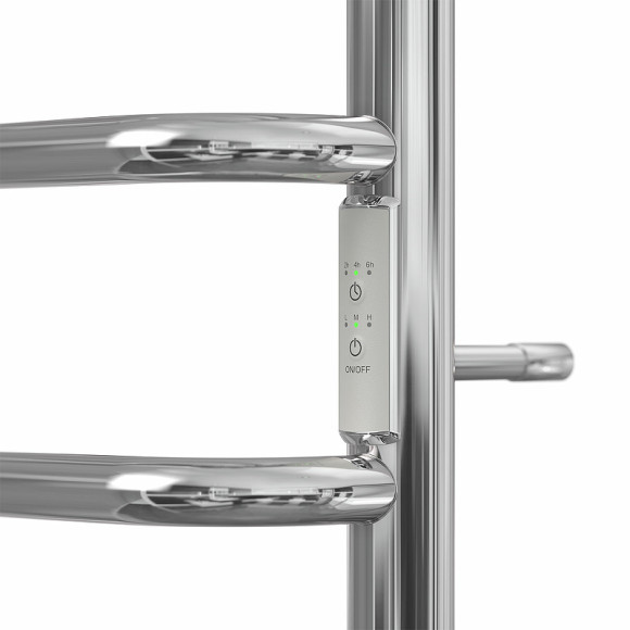 Электрический полотенцесушитель Point Сатурн PN90858 П8 500x800 диммер справа Хром Электрический полотенцесушитель Point Сатурн PN90858 П8 500x800 диммер справа Хром